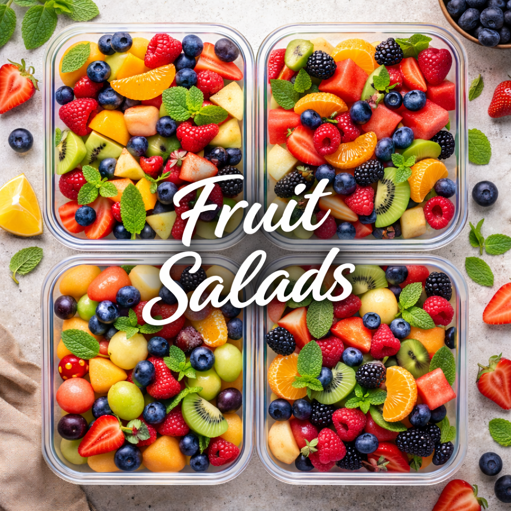 Clear, vibrant fruit salad